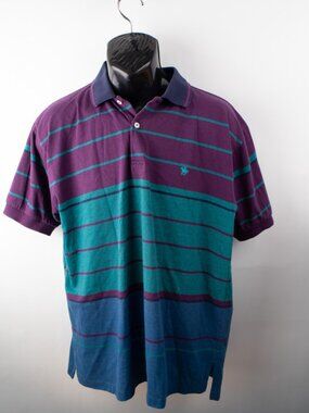 Knight of the RoundTable Men's XL Polo Turquoise and Purple